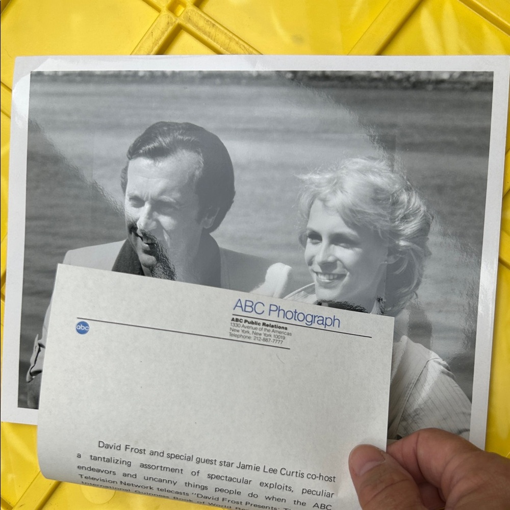 Jamie Lee Curtis ABC Public Relations Photograph-9/22/81